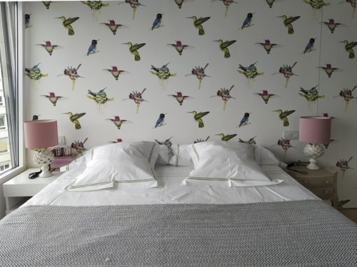 Dormitorio con vistas